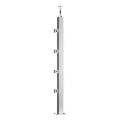 Stair Square Baluster Stainless Steel for outdoor decks and balconies and stairs