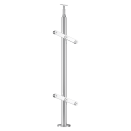 SS Railing Baluster for Glass railing systems
