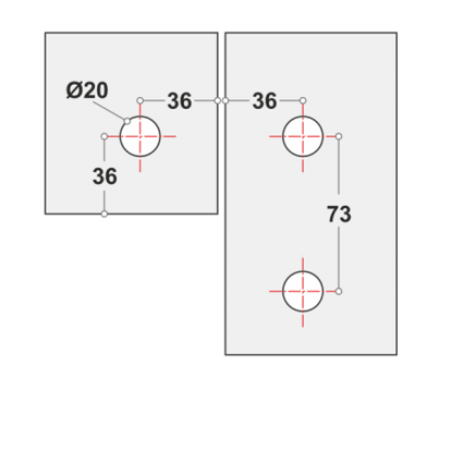 Small L Patch Fittings