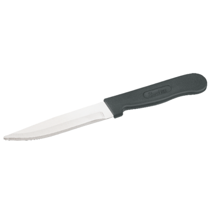 Knife Black Handle Pointed