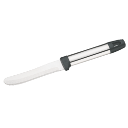 Stainless Steel Pipe Handle Knife Round