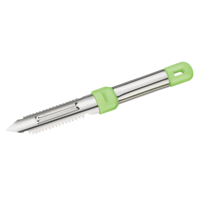 SS Pipe Handle Peeler - Green Interio