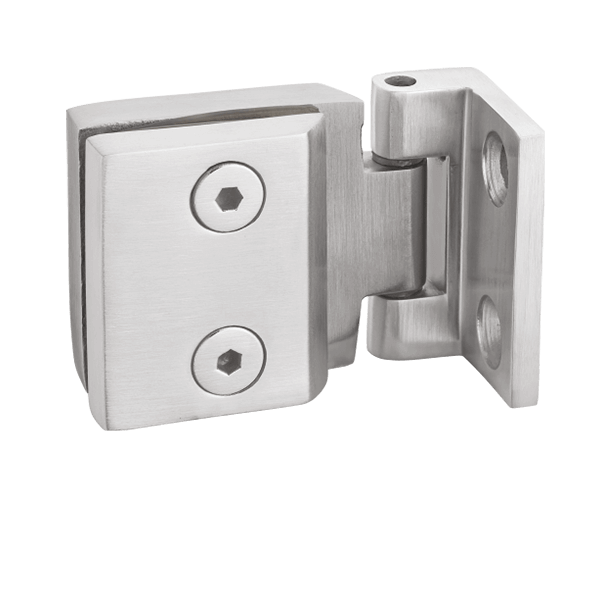 Wall to Glass Cabinet Door Hinges Stainless Steel 304