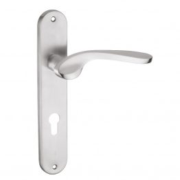SS Mortise Lever Handles Solid (SS Casting) - The Green Interio