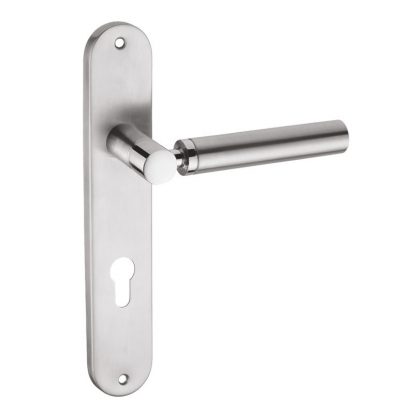 Mortise door handle set Plate Type for hotel or commercial building - The Green Interio