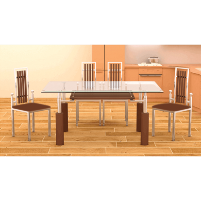 Six Seater Dinner Table Set - The Green Interio