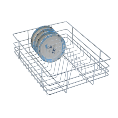 SS Plate Baskets, Plate Baskets, Plate Basket Stainless Steel SS 202 plate basket - Stainless Steel Plate Racks - Green Interio