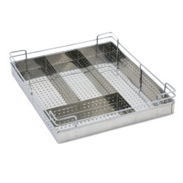 Steels Cutlery Basket - Perforated Cutlery Basket - Perforated Sheet Cutlery Basket - Stainless Steel Sheet Cutlery Basket for organized cutlery