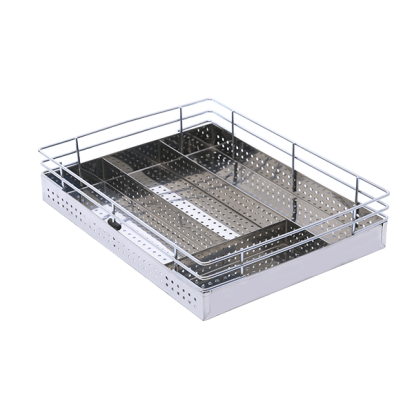 Think Space Sheet Cutlery Basket - Stainless Steel Sheet Cutlery basket - SS Sheet Cutlery Basket - SS Perforated Cutlery Basket