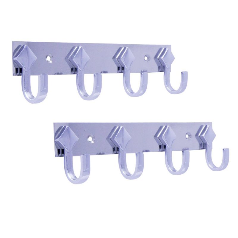 Hook Cloth Rack Cloth Hook rack Zinc For Bathroom Skyworld | Greeninterio