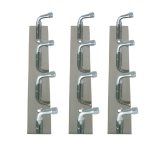 Solid Brass Wall Mounted Hooks Chrome Finish Imiee Bathroom Towel Hooks Coat and Robe Hook Rack/Rail with 2 Hooks 