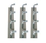 hook rack - Stainless Steel multiple robe hook rail - The Green Interio